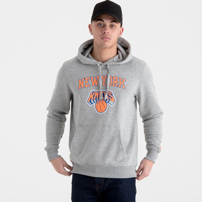 New York Knicks Team Logo Miesten Hupparit Harmaat - New Era Vaatteet Suomi FI-798465